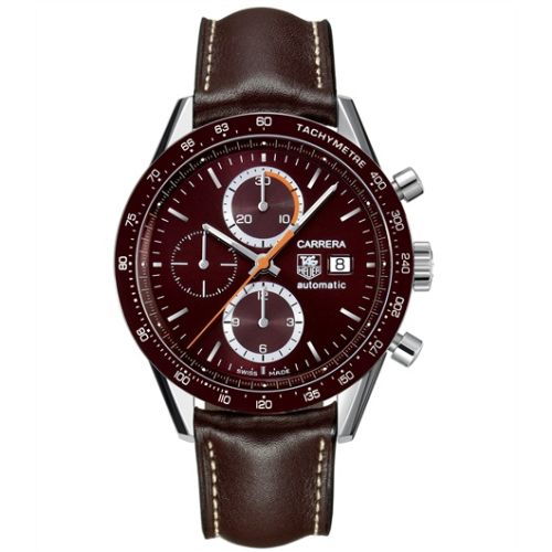 TAG Heuer Carrera Calibre 16 41 Stainless Steel / Brown / Calf